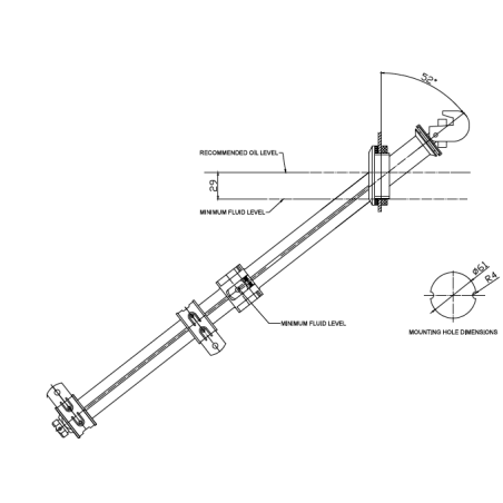 215 kV BIL - Bayonet fuse holder Sidewall Mounted